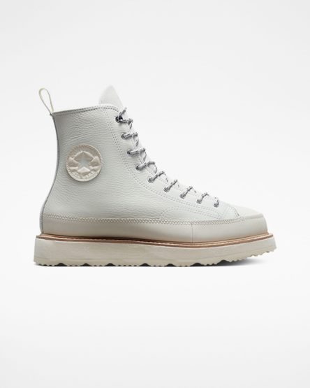 Cizme Dama Converse Chuck Taylor Crafted Inalti Bej Bej Albi Roz | RO DGCQE738